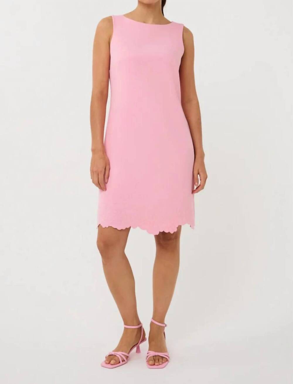 NEW ESQUALO sleeveless flower dress in romance rose